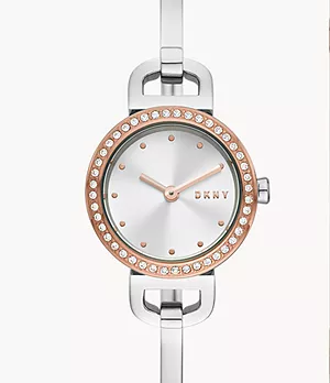 DKNY City Link Two-Hand Stainless Steel Watch Set