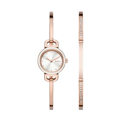 Dkny gold outlet bracelet watch