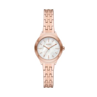 Dkny mother of on sale pearl ladies watch