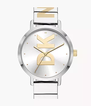 DKNY The Modernist Three-Hand Two-Tone Stainless Steel Watch