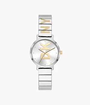 DKNY The Modernist Three-Hand Two-Tone Stainless Steel Watch