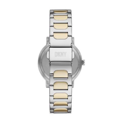 Dkny two 2025 tone ladies watch