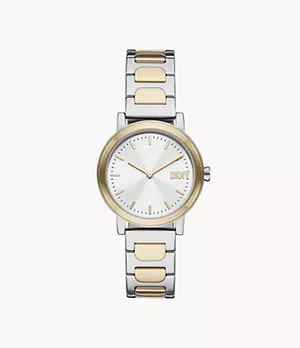 DKNY Soho D Three-Hand Two-Tone Stainless Steel Watch