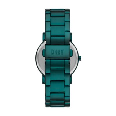 DKNY Soho Three Hand Green Tone Stainless Steel Watch NY6630 Watch Station