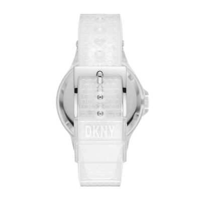 DKNY Chambers Three-Hand Clear Polyurethane Watch - NY6658 - Watch