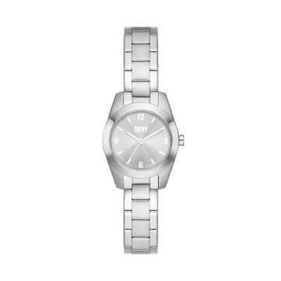 DKNY Women's Nolita Three-Hand Stainless Steel Watch - Silver