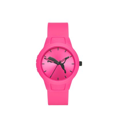 Puma best sale pink watch