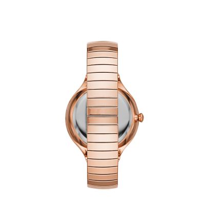PUMA Contour Three-Hand Rose Gold-Tone Stainless Steel Watch