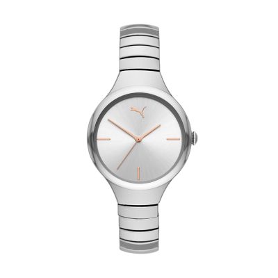 Contour Three-Hand Stainless Steel Watch - P1041 - Watch Station