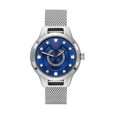puma stainless steel watch