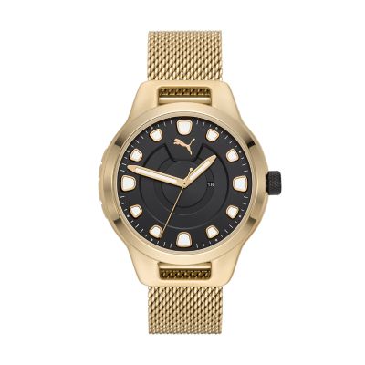 Puma rose gold clearance watch