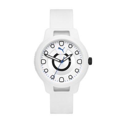 puma white watch