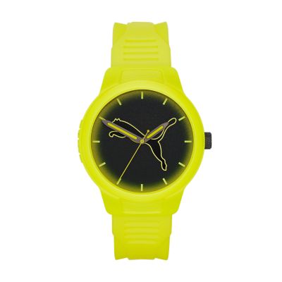puma yellow watch