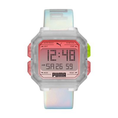 puma leather watch