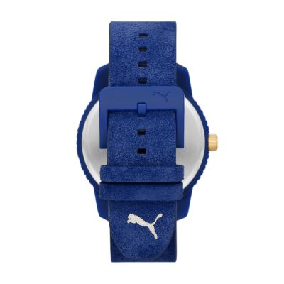 Three-Hand Blue - P5105 Leather PUMA Station - Watch Suede Watch Ultrafresh