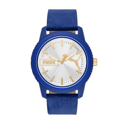 Puma shop leather watch