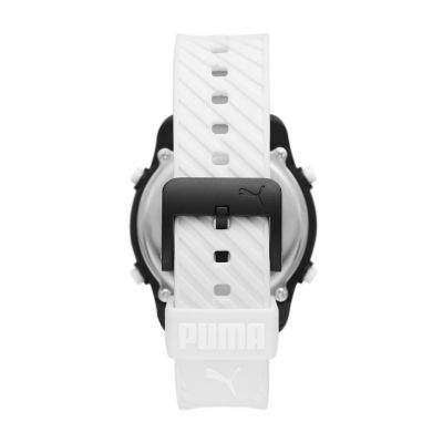 PUMA Big Cat Digital White Polyurethane Watch - P5109 - Watch Station