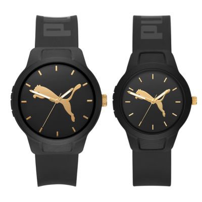 PUMA Reset V2 Three-Hand Watch Set