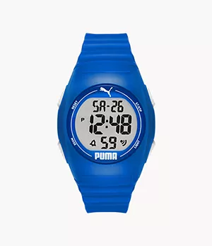 PUMA Uhr Digital Polyurethan blau