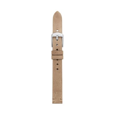 Quick Release Scratches Brown Italian Leather Watch Strap