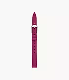 Bracelet de 12 mm en cuir LiteHide™, couleur framboise