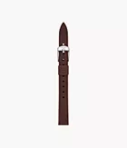 Bracelet de 12 mm en cuir LiteHide™, brun foncé