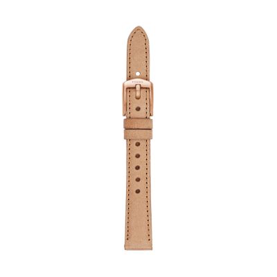 14mm Bone Leather Watch Strap - S141075 