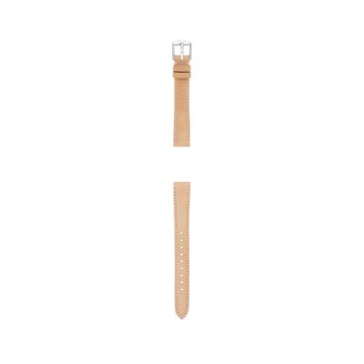 light brown leather watch strap
