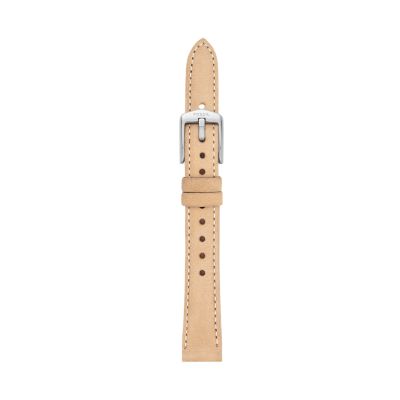 light brown leather watch strap