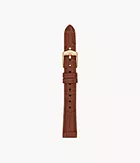 14mm Brown Leather Strap