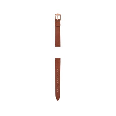 14mm Medium Brown LiteHide™ Leather Strap - S141213 - Fossil