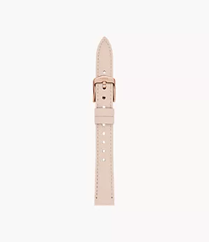Bracelet interchangeable en cuir éco-responsable nude de 14 mm