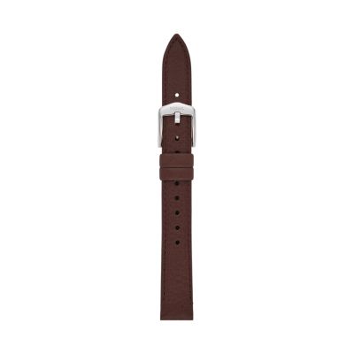 Bracelet de 14 mm en cuir LiteHide™, brun foncé