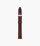 Bracelet de 14 mm en cuir LiteHide™, brun foncé