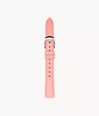 14mm Pink Cactus Leather Strap