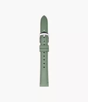 14mm Green Cactus Leather Strap