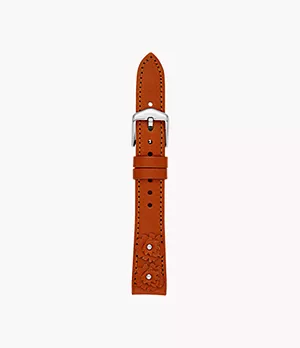 16 mm Tan Leather Strap