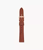 16mm Terracotta Leather Strap