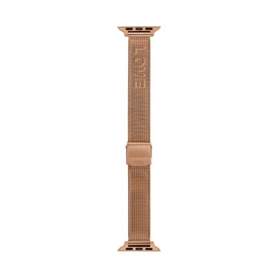 Fossil watch strap 18mm rose gold sale