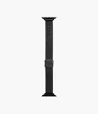 Correas de malla de acero inoxidable negro para Apple Watch® de 38/40 mm
