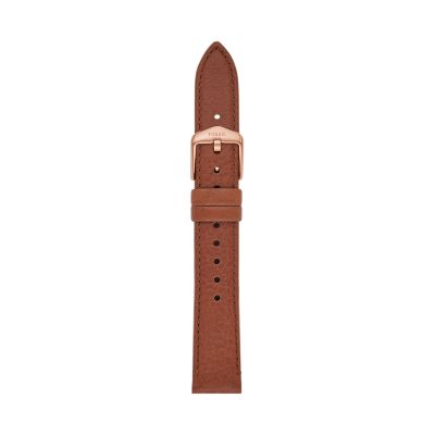 Bracelet de 16 mm en cuir LiteHide™, brun