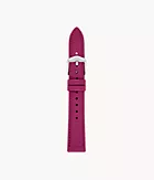 16mm Raspberry LiteHide™ Leather Strap