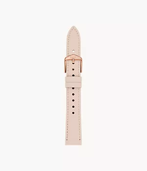 Bracelet interchangeable en cuir éco-responsable nude de 16 mm