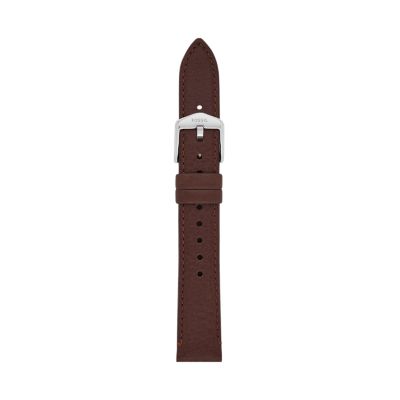 Bracelet de 16 mm en cuir LiteHide™, brun foncé
