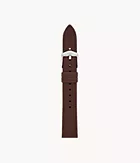 Bracelet de 16 mm en cuir LiteHide™, brun foncé