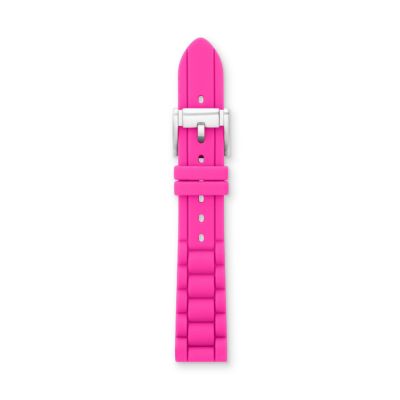 Fossil 18mm silicone watch band sale