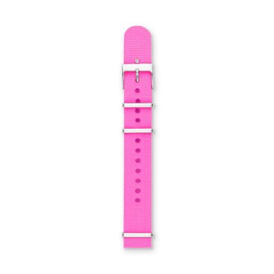 Fossil 18mm blush leather on sale strap