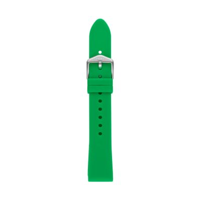 New 18mm Silicone Rubber Watch Band Strap - Light Green