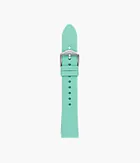 18 mm Light Teal Silicone Strap