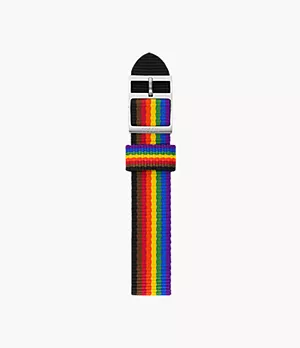 Correa Pride de edición limitada de 18 mm de PET reciclado en los colores del arcoíris